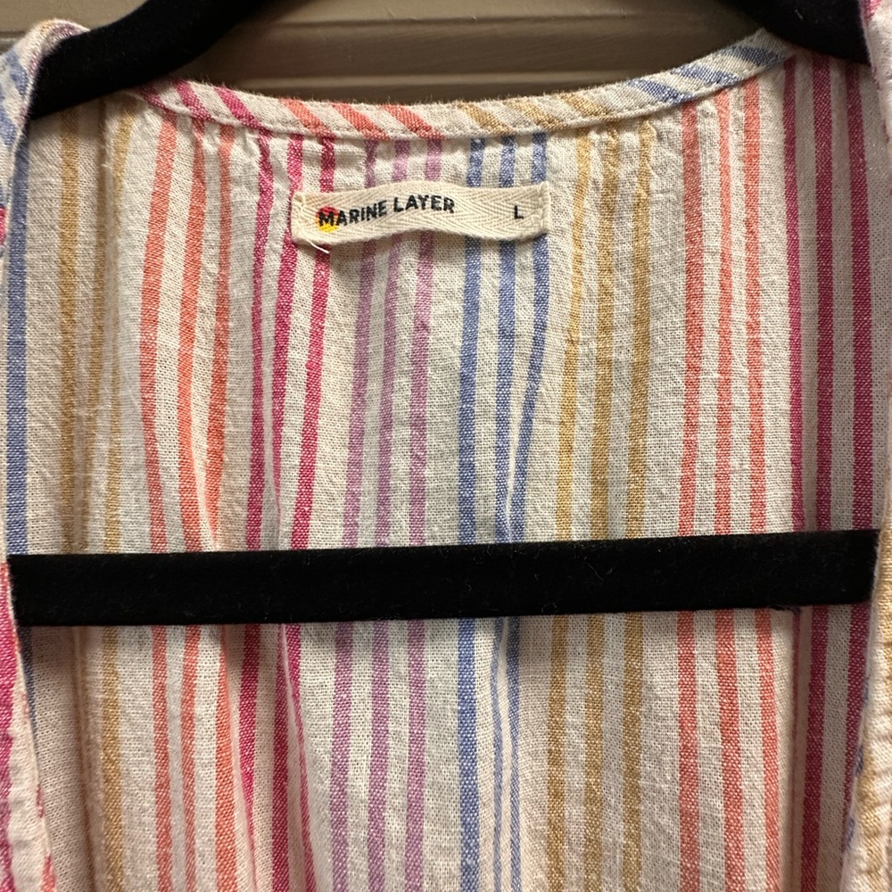 Marine Layer Multicolor Striped Maxi Dress - Picture 3 of 3